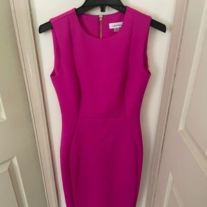 Hot Pink Calvin Klein Dress